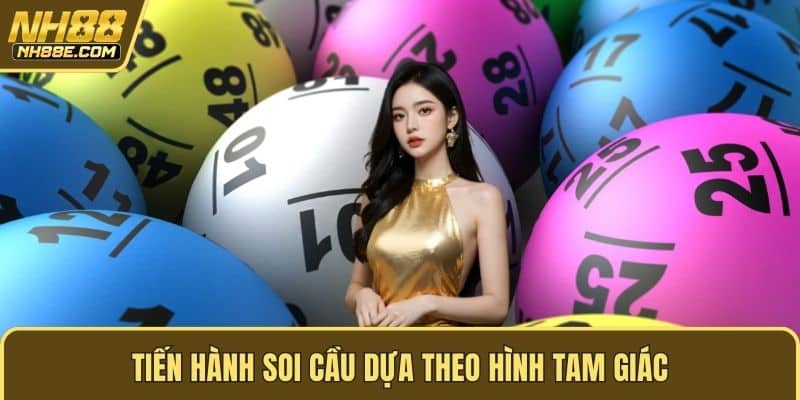 Tiến hành soi cầu dựa theo hình tam giác