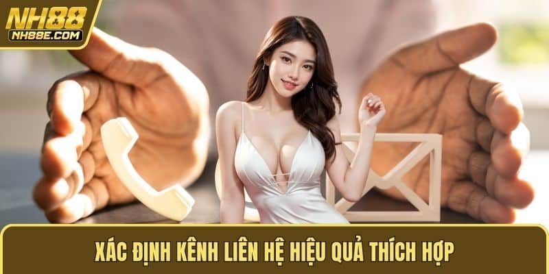 Xác định kênh liên hệ hiệu quả thích hợp